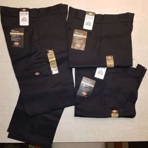 NWT 3-Pair Dickies Men's 32" Double Knee Work Pant